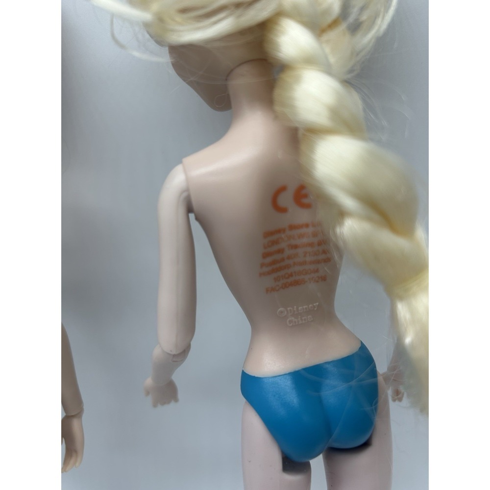 Disney Frozen Princess Elsa Anna Dolls 11" Barbie Articulated Jointed Doll nude - Picture 10 of 13